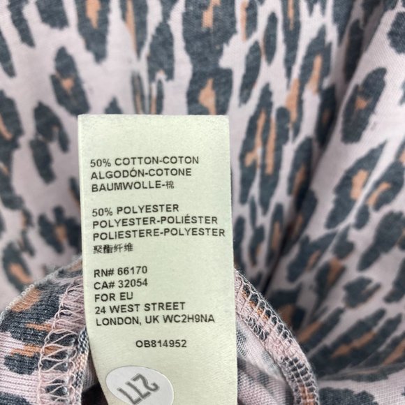 FREE PEOPLE Rose Quartz Leopard Tee NWT - Picture 15 of 15